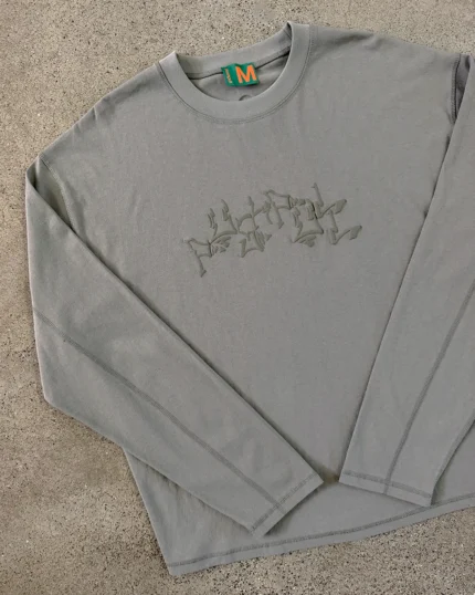Push Pull Olive Graph Long Sleeve T-Shirt