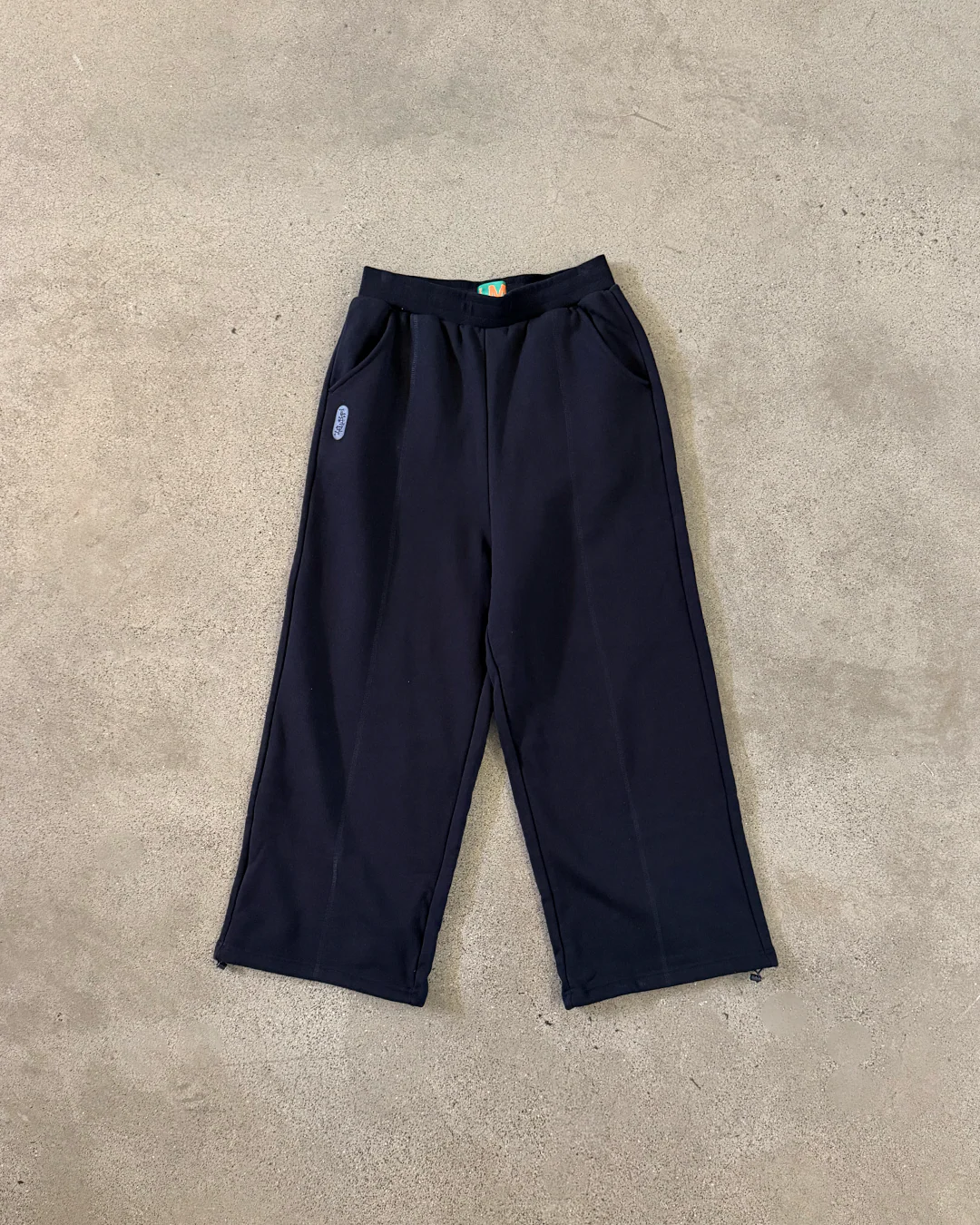 BLACK PANELLED TRACK PANTS BLACK PANELLED TRACK PANTS