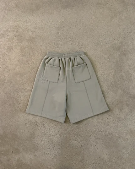 Push Pull Olive Panelled Track Shorts