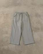 OLIVE PANELLED TRACK PANTS