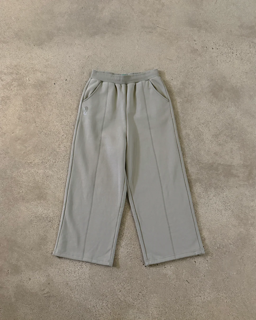 OLIVE PANELLED TRACK PANTS OLIVE PANELLED TRACK PANTS