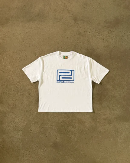 Push Pull Blue Double “P” Tee
