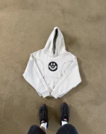 Push Pull Repair Smiley Face Hoodie