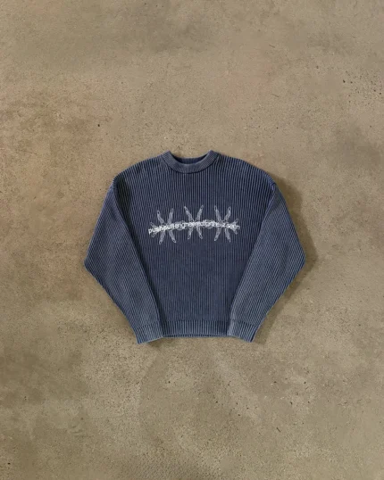 REVERSIBLE BARB WIRE KNIT
