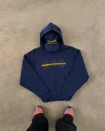 NAVY BARB WIRE HOODIE