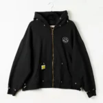 Push Pull Smile It Suits You Smiley Zip Hoodie