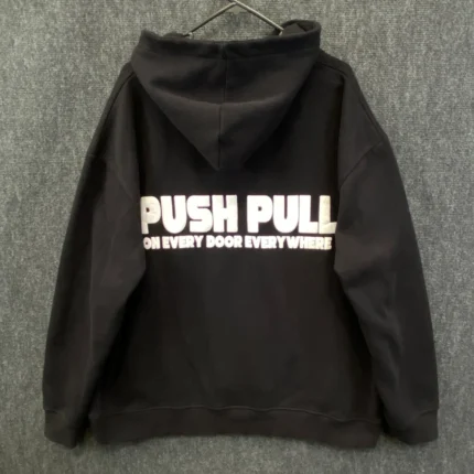 Push Pull L-XL Pullover Hoodie