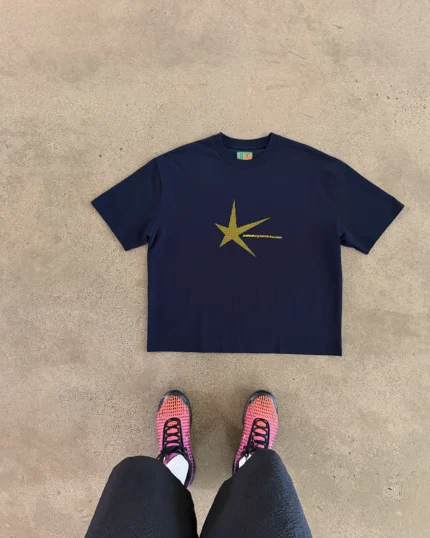 Push Pull Yellow Star T-Shirt